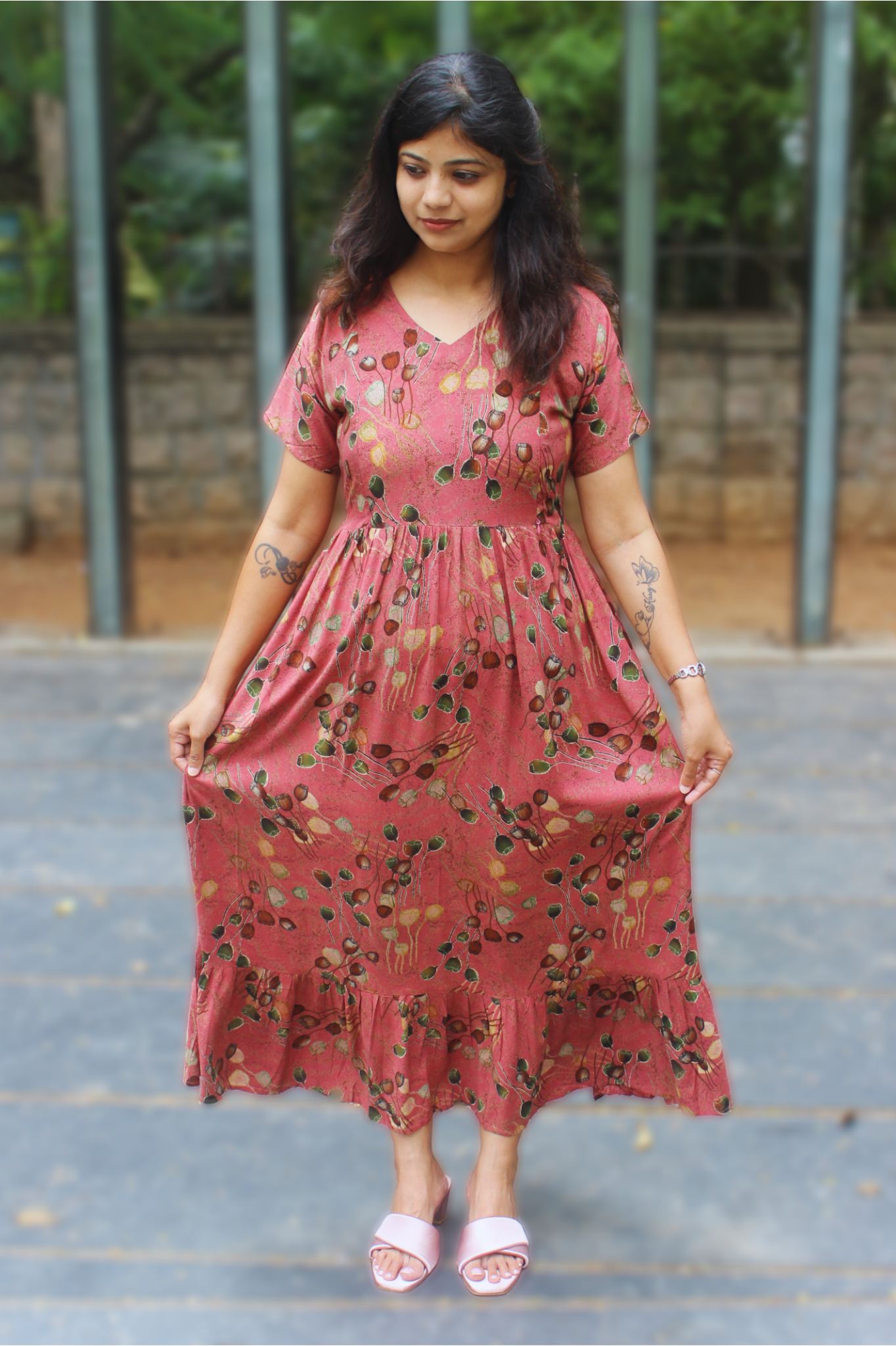 TERRA ROSE DRESS