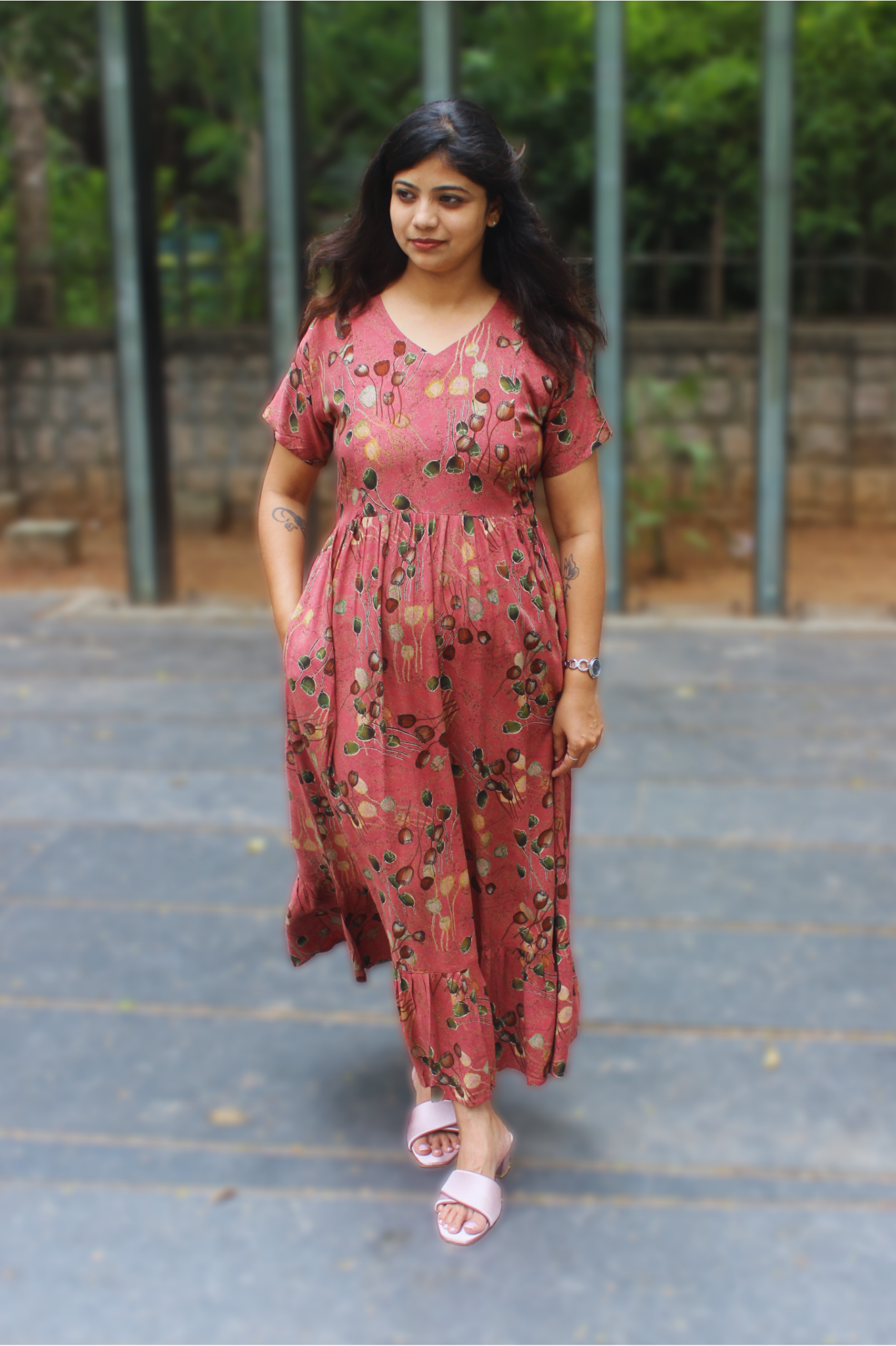 TERRA ROSE DRESS