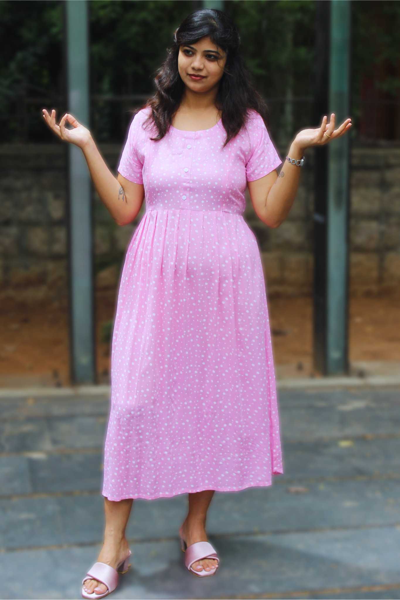 ROSETTE DRESS