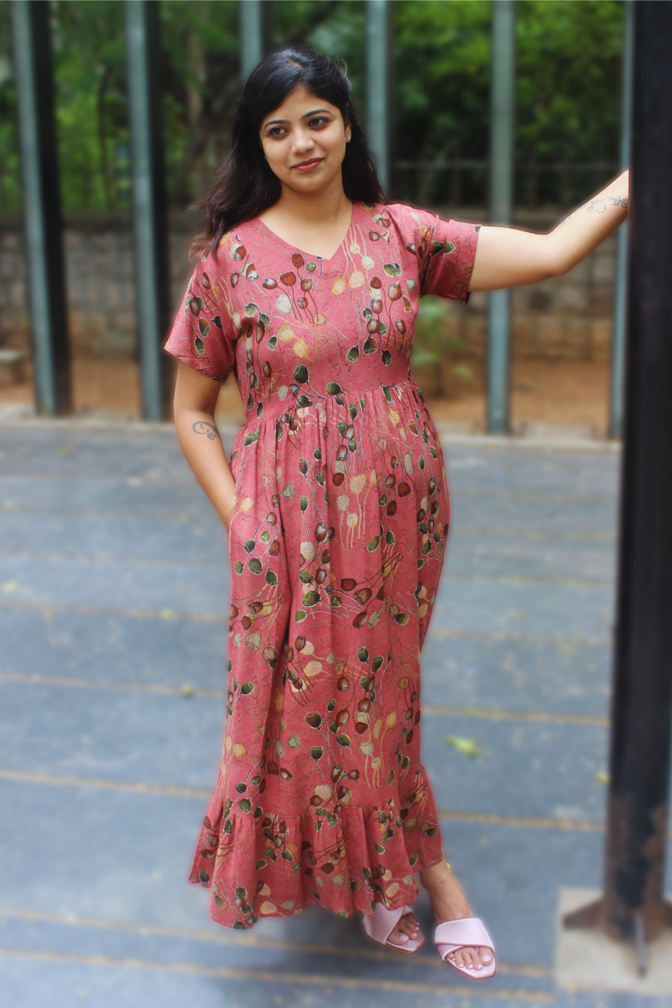 TERRA ROSE DRESS
