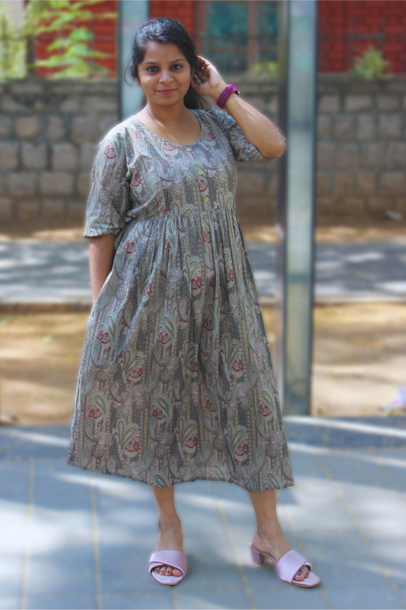 MUTED TONE DRESS