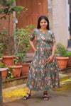 OLIVE GREEN GOWN