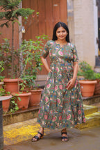 OLIVE GREEN GOWN
