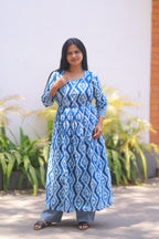 Olive Green Anarkali Set