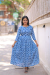 INDIGO GOWN