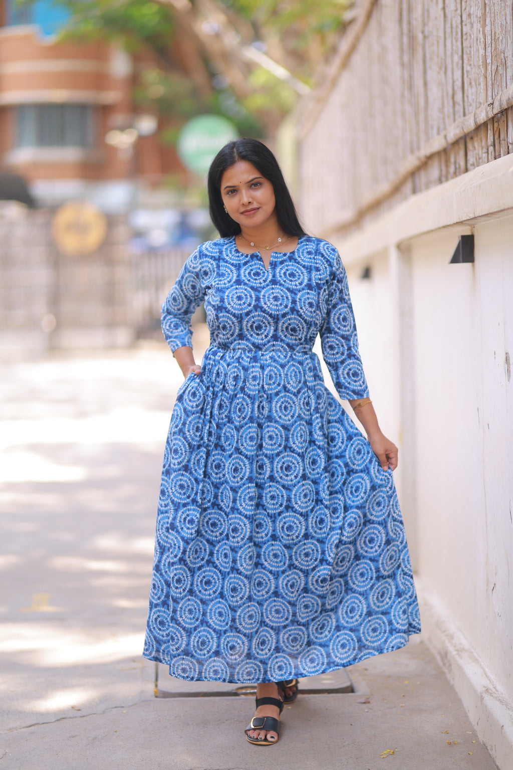 INDIGO GOWN