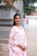 PINK LOTUS SUIT SET WITH DUPATTA