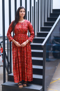 BANDHANI PRINTED MAXI