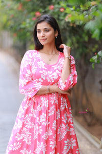 CORAL PINK FLORAL