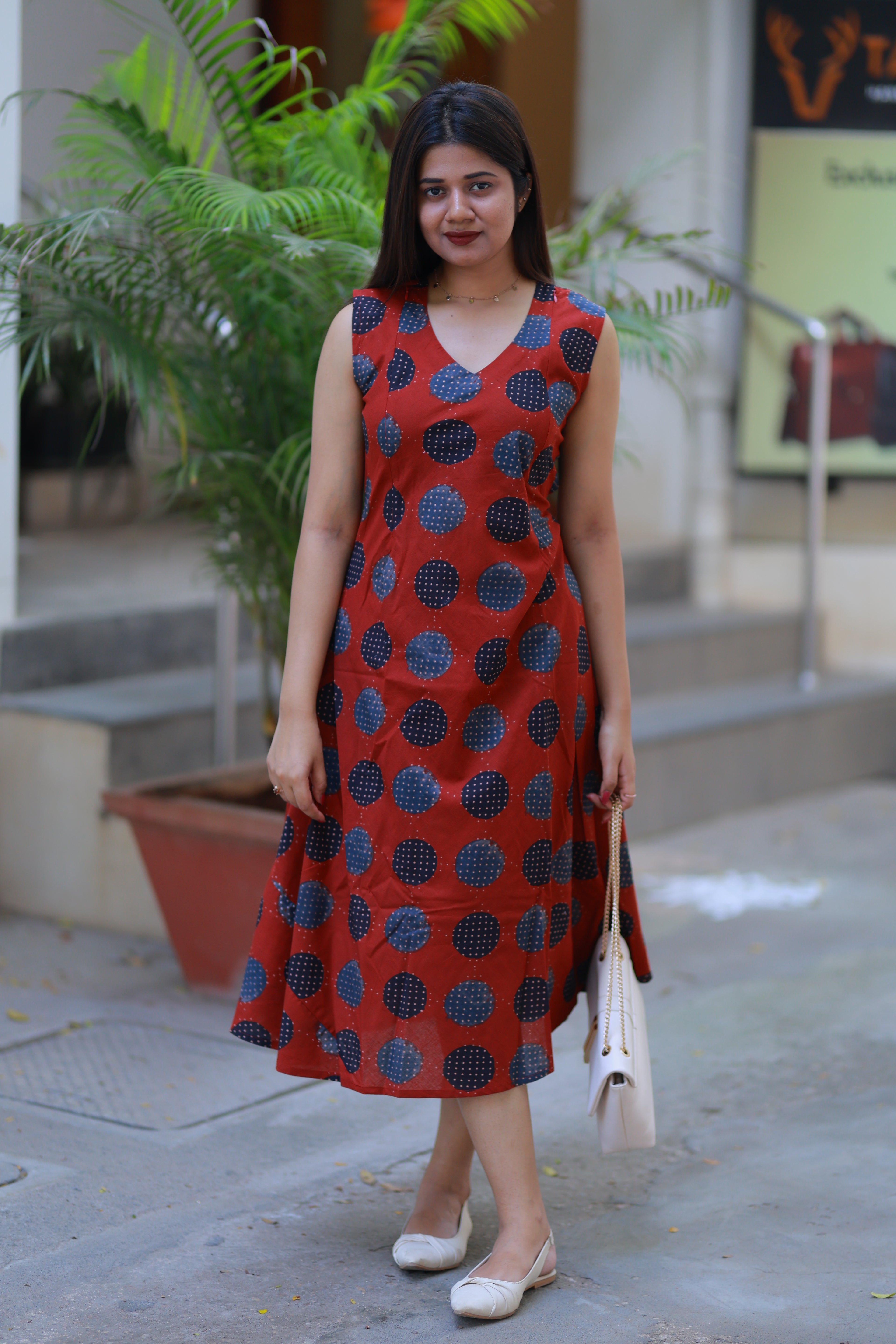 RETRO DOT DRESS