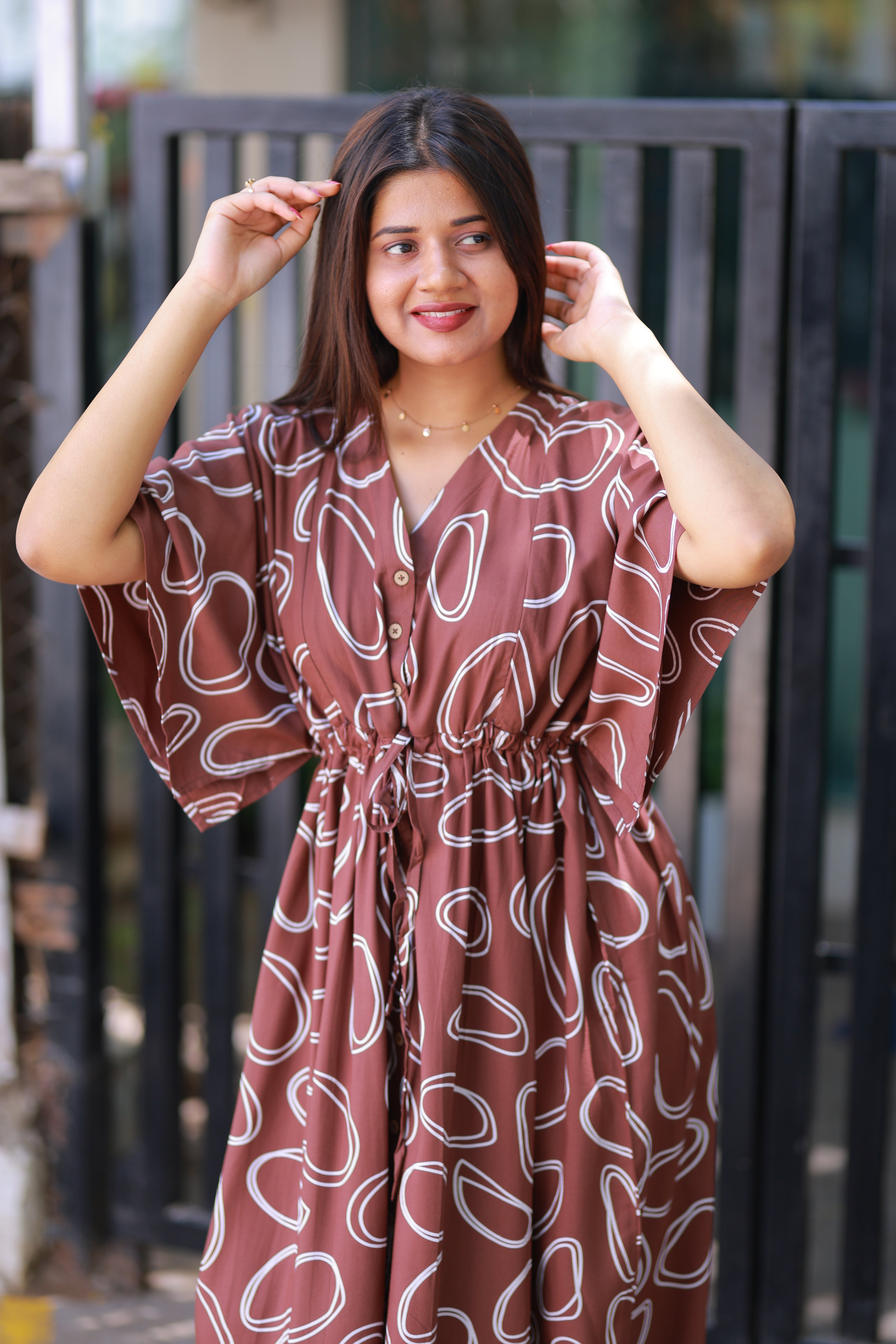 MARUVE LOOPS KAFTAN