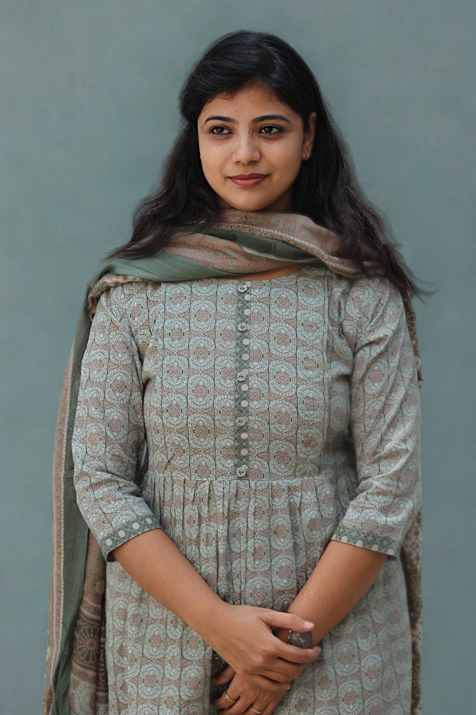 SAGE WHISHPER KURTA SET