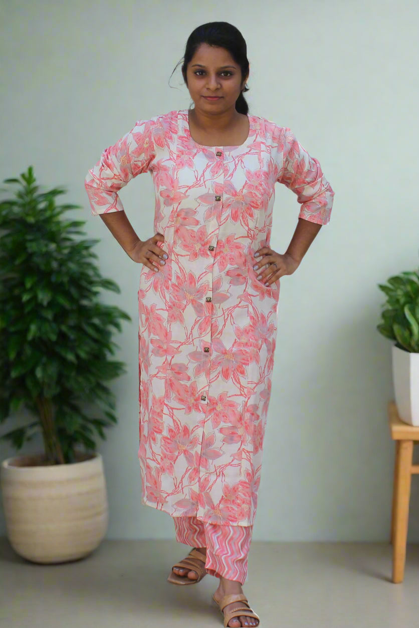 Printed Elegance kurta set