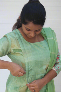 Mint Grace Floral suit