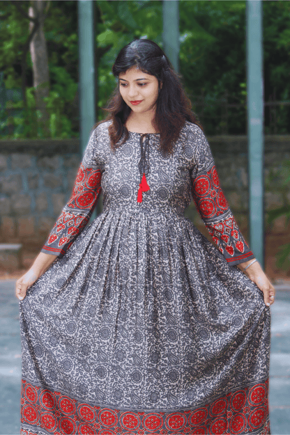 Floral Print Gown