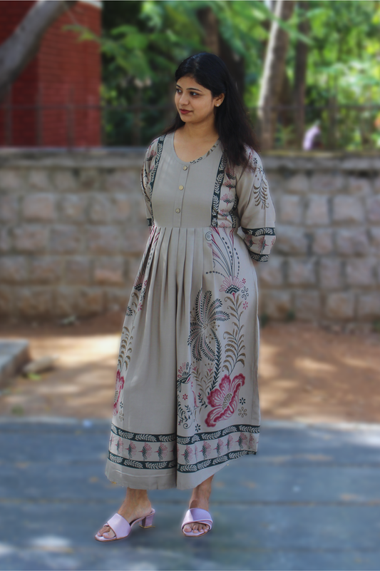 ART FLORAL DRESS