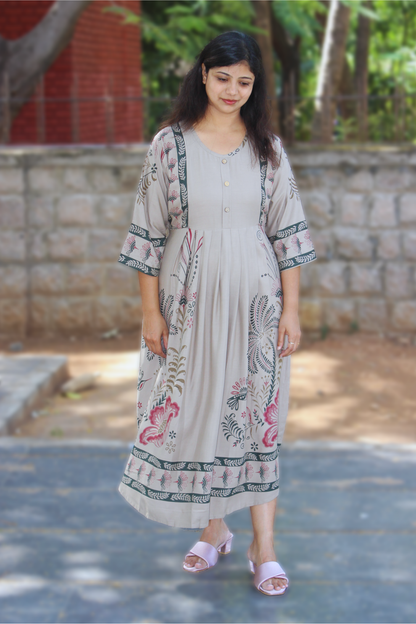 ART FLORAL DRESS