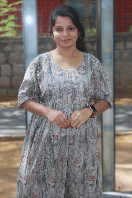 MUTED TONE DRESS