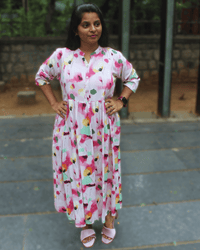 WATER COLOUR DRESS