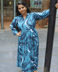 TEAL TIDE DRESS