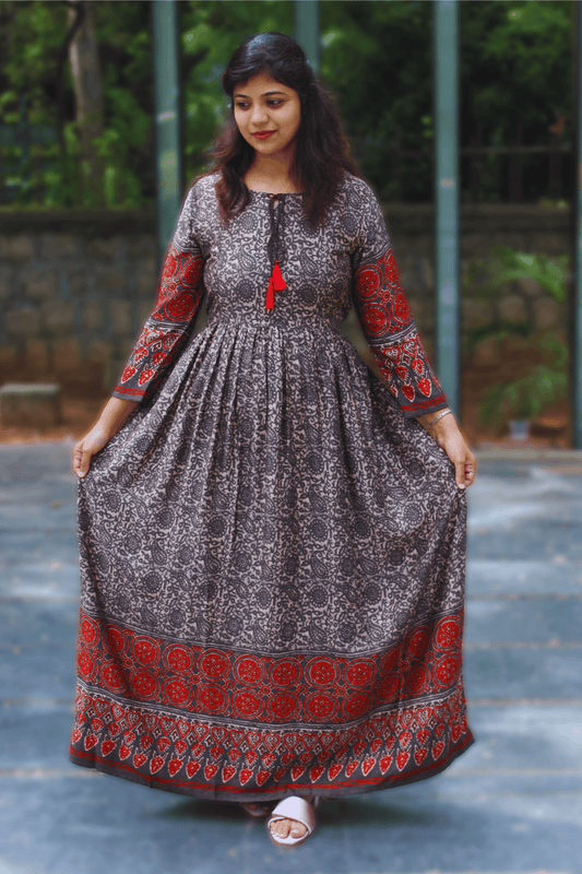 Floral Print Gown