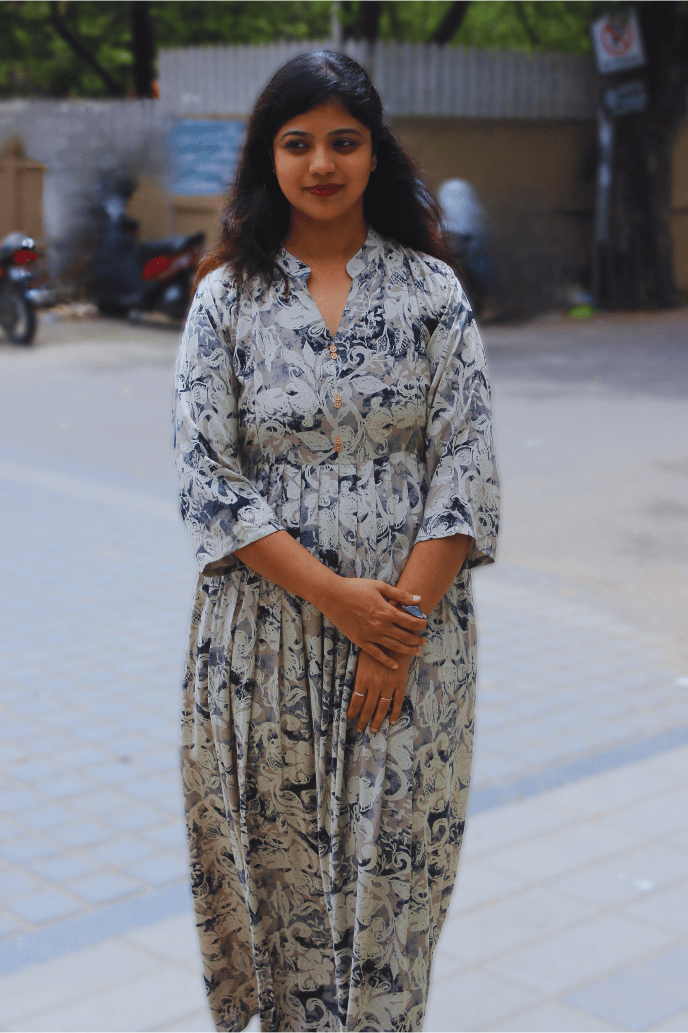 ELEGANT PRINTED MAXI