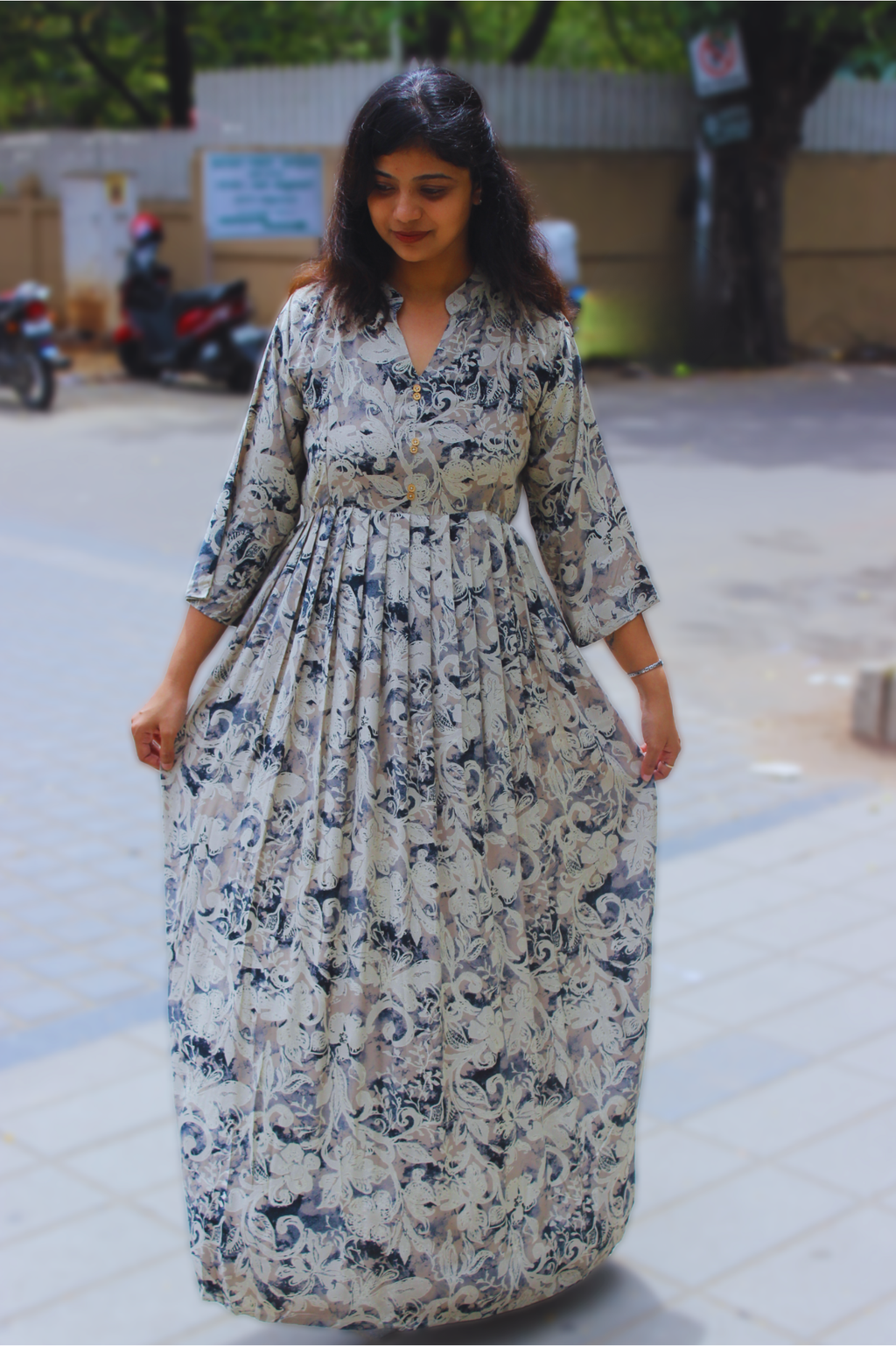ELEGANT PRINTED MAXI