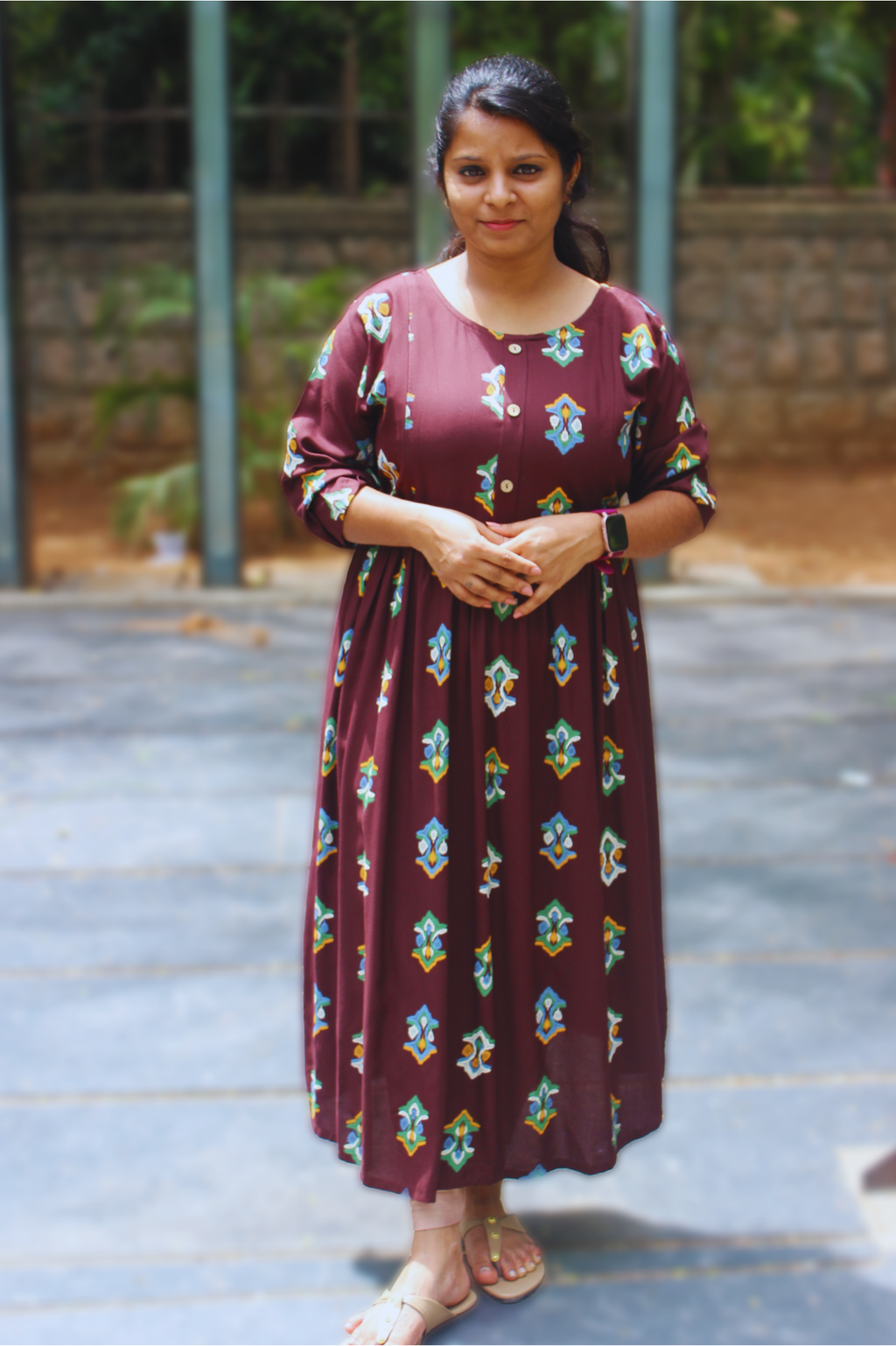 GEOMETRIC PRINT DRESS