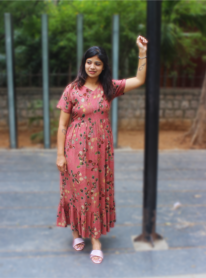 TERRA ROSE DRESS