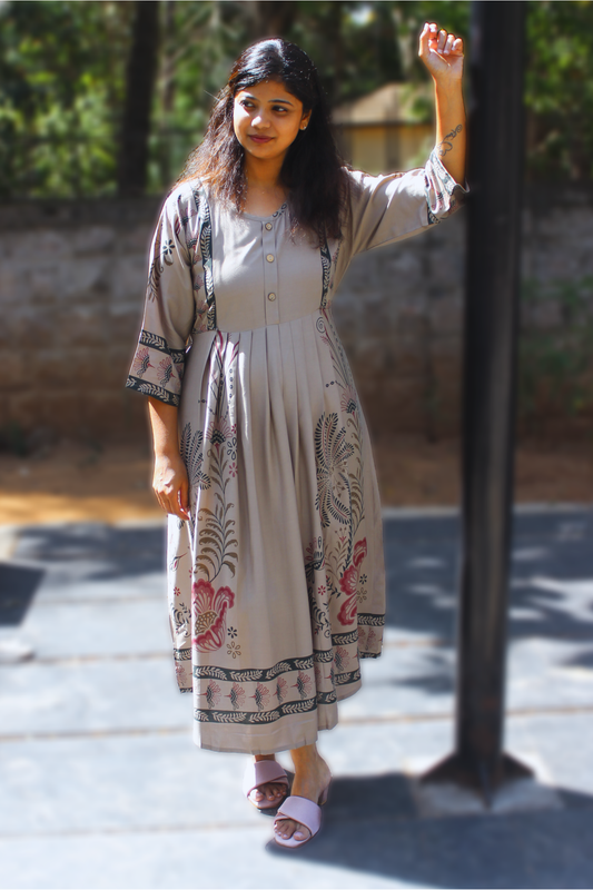 ART FLORAL DRESS