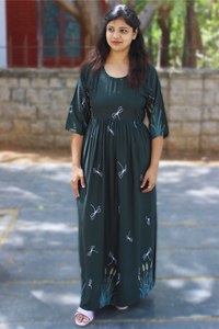 FOREST GREEN WHISPER MAXI