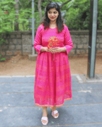 CORAL ROSE SILK DRESS