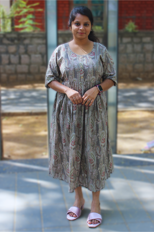 MUTED TONE DRESS