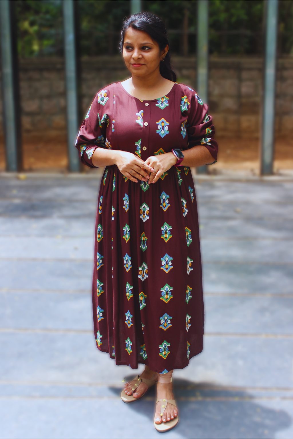 GEOMETRIC PRINT DRESS