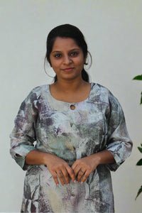 LEAF PRINT KURTA SET
